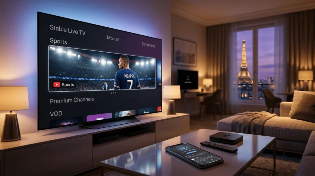 le meilleur abonnement fiable selon le forum IPTV France en 2026, Évitez le buffering et découvrez les setups Smart TV, Firestick et VPN stables